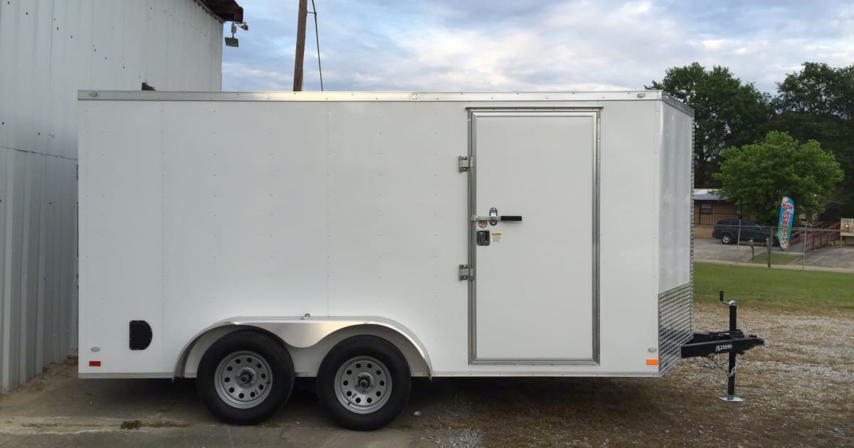 2016 Covered Wagon 7'x14' Tandem Axle Enclosed Trailer Motor Home