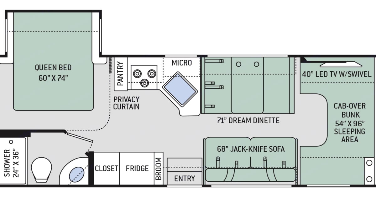 2018 Thor Motor Coach Freedom Elite Motorhome Rental in Fuquay Varina, NC Outdoorsy