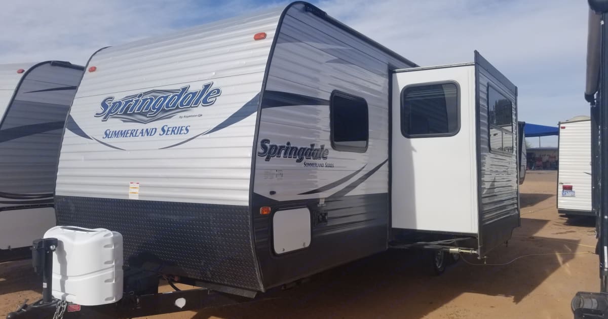 springdale travel trailer bunkhouse