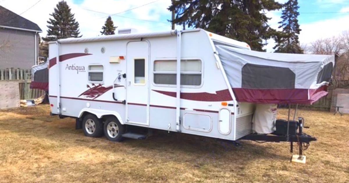 antigua starcraft travel trailer