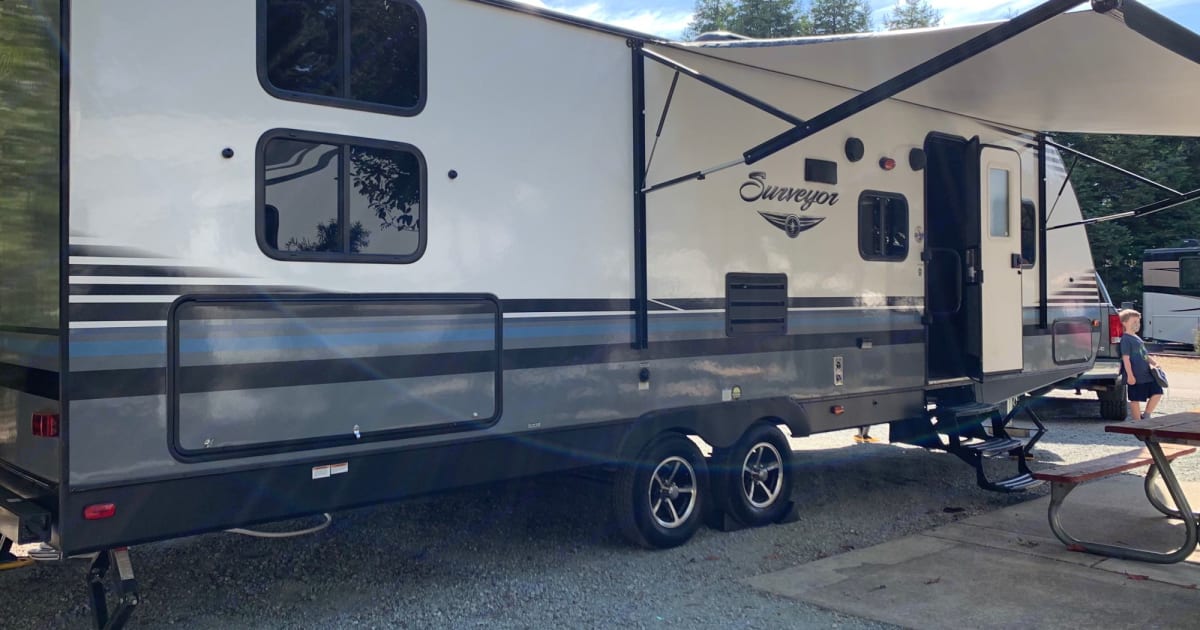 2018 Forest River Surveyor bunkhouse Travel trailer Rental in Gilroy