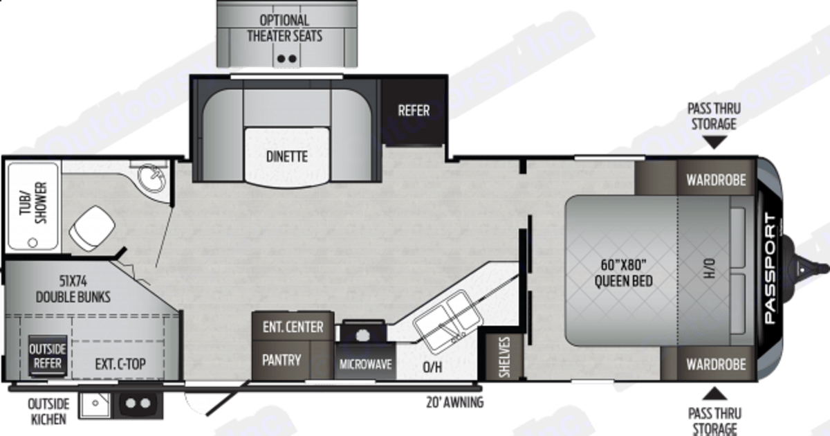 2020 Keystone Passport Travel trailer Rental in Livonia, MI Outdoorsy