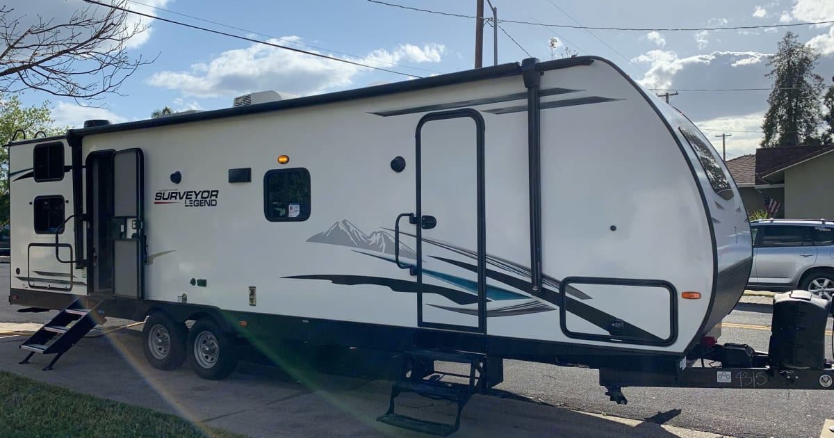 2021 Forest River Surveyor Legend 296QBLE Travel trailer Rental in Lodi