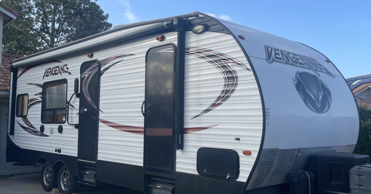 2015 Forest River Vengeance Toy hauler Rental in Riverside, CA Outdoorsy