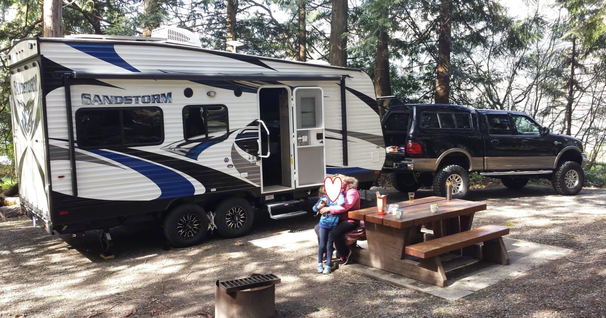2016 Forest River Sandstorm Toy hauler Rental in Anglemont, BC Outdoorsy