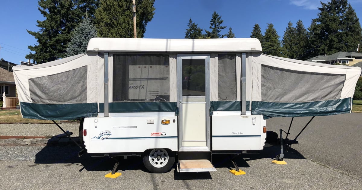 1998 Coleman Sea Pine Folding trailer Rental in Edmonds, WA Outdoorsy