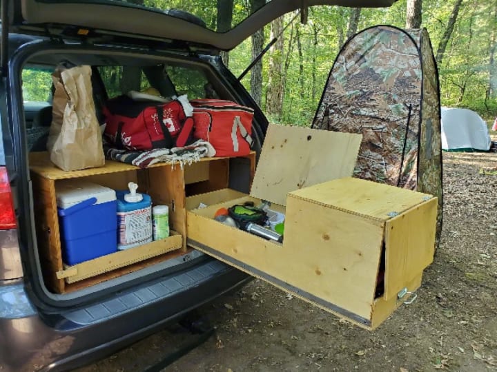 Trying a screened awning on my Toyota Sienna Minivan Campervan #vanlife  #van #minivancamper #camper 