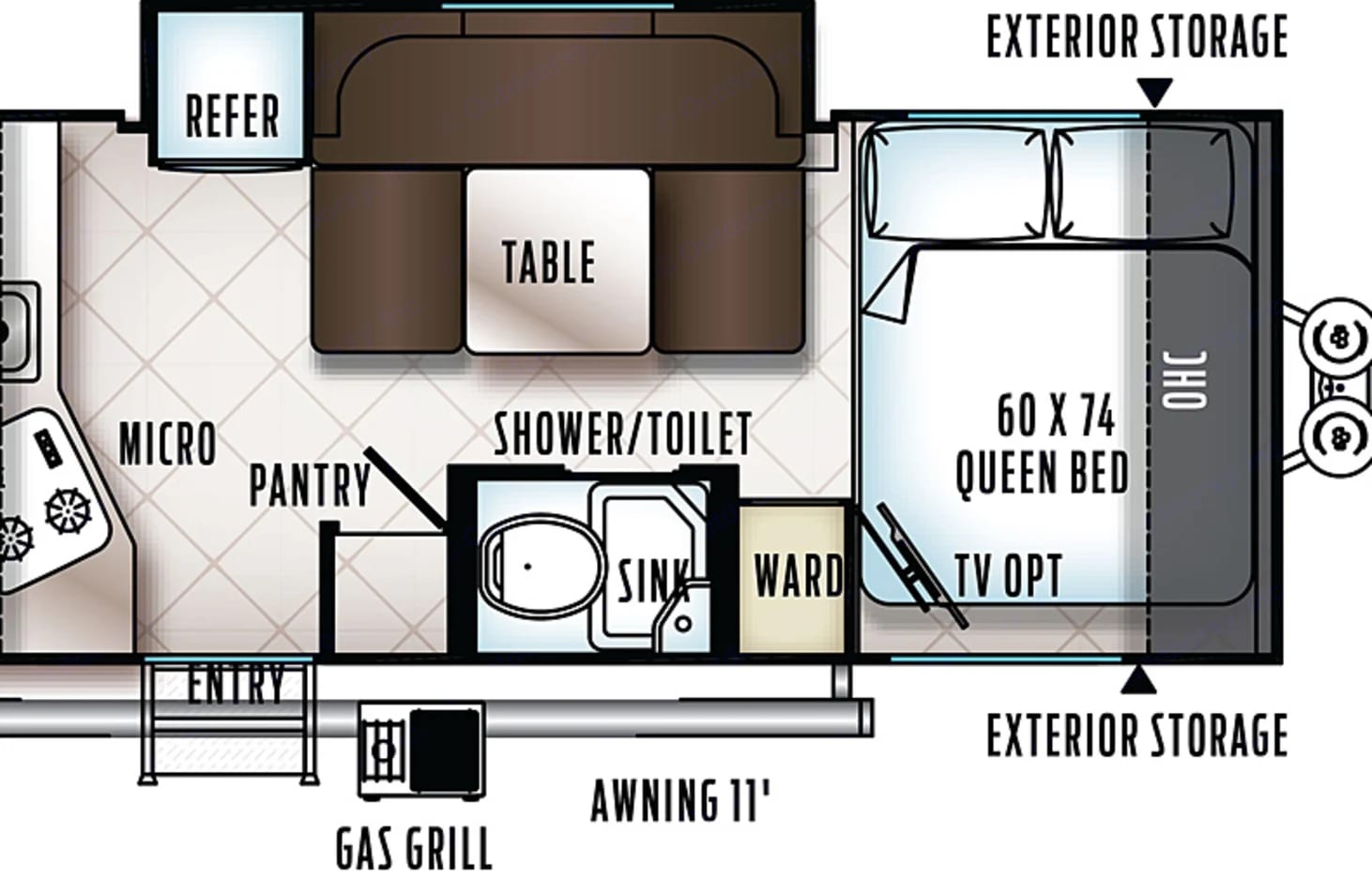 2018 Forest River Rockwood Trailer Rental in San Diego, CA ...