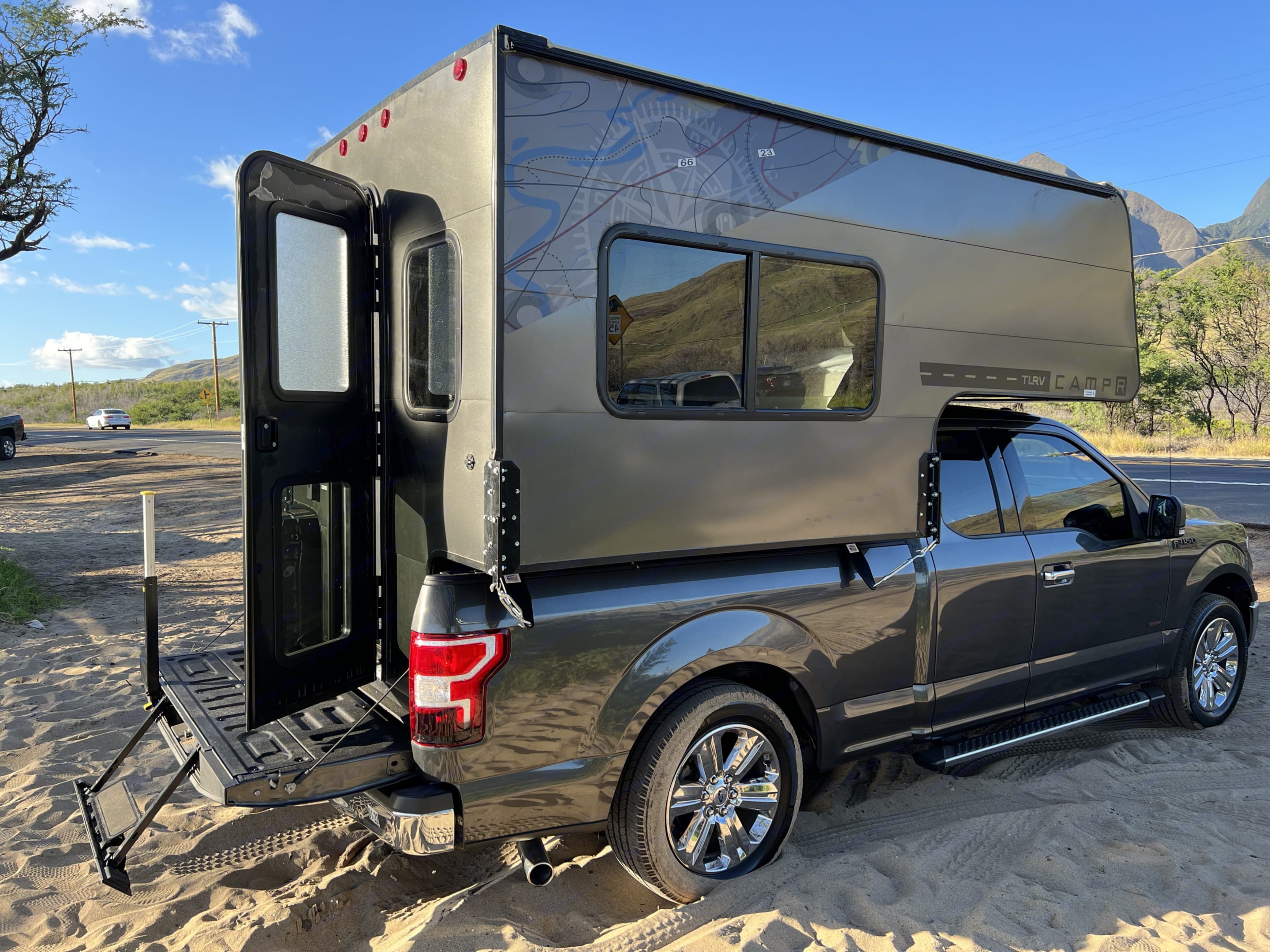 travel lite up country truck camper