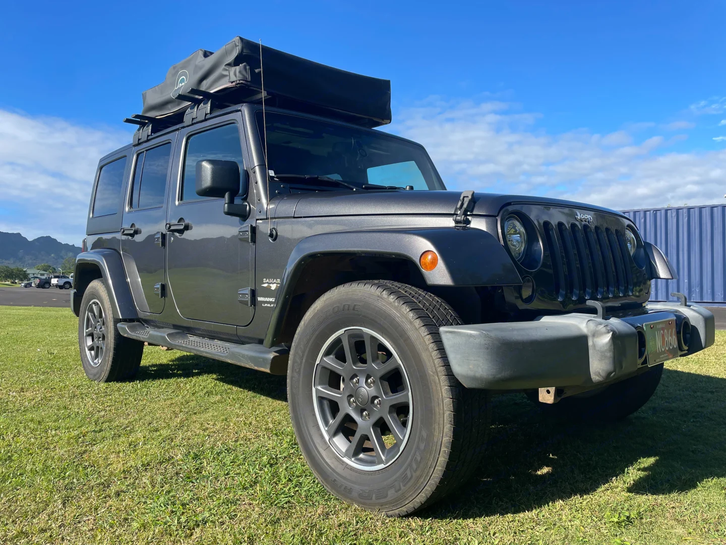 This rental includes several camping gear items such as 2 beach chairs, beach towels, a cooler, headlamps, a 2-person tent, 2 sleeping bags with sheets, a butane stove with tanks, pots, pans, dishes, and utensils.