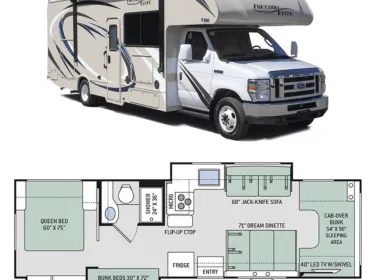 2018 Thor Motor Coach Freedom Elite F32 Class C rental in Reedley, CA