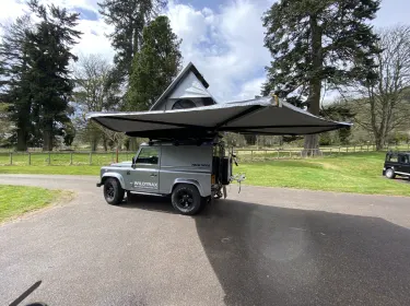 2014 Land Rover Defender 90 Camper van rental in Nairn