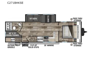 2026 KZ CONNECT 271BHSE Travel trailer rental in Nappanee, IN