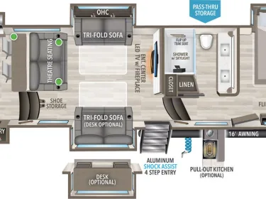 2022 Grand Design Solitude Fifth-wheel rental in RANCHO MIRAGE, CA
