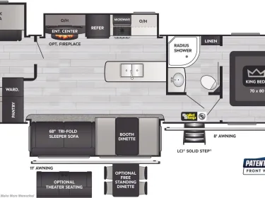 2023 Keystone Cougar Travel trailer rental in Kronenwetter, WI
