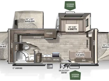 2022 Forest River Flagstaff Shamrock Travel trailer rental in Oshkosh, WI