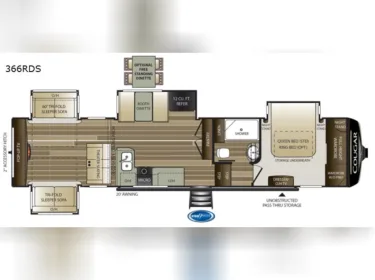2018 Keystone RV Cougar Fifth-wheel rental in Bridgeport, NE