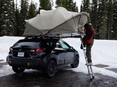 2025 Subaru Crosstrek Wilderness Truck Camper rental in Bozeman, MT