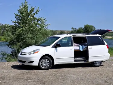 2007 Toyota Sienna Camper van rental in Calgary, AB