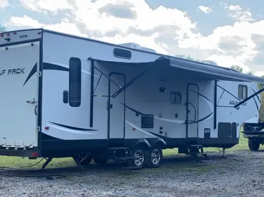 2018 Forest River Wolf Pack Toy hauler rental in Knox, IN