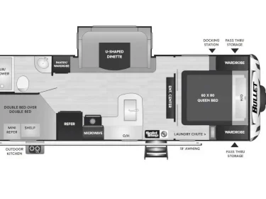 2021 Keystone RV Bullet Ultra Lite Travel trailer rental in Oxbow, SK