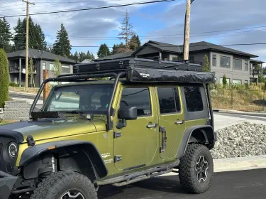 2007 Jeep Wrangler Sahara Truck Camper rental in Port Alberni, BC