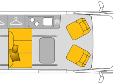 2026 BAVARIA MC545BC BAVARIA MINI CAMP NOMADE 2026 Camper van rental in Narbonne