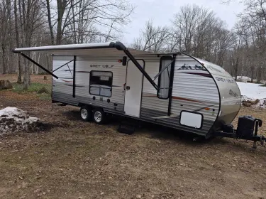 2015 Forest River Grey Wolf Travel trailer rental in Old Rock River Township, MI