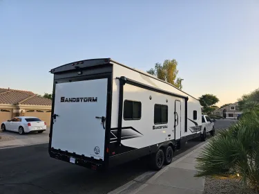 2023 Forest River Sandstorm Toy hauler rental in Mesa, AZ