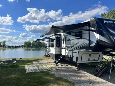 2021 Keystone RV Raptor Toy Hauler Fifth-wheel rental in Linden, MI
