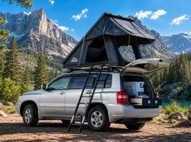 2003 Toyota Highlander Camper van rental in Calgary, AB