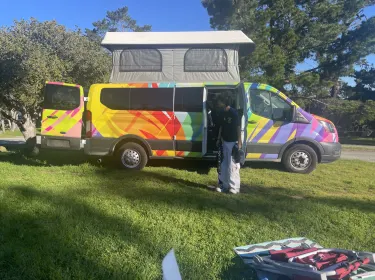 2023 Ford Custom Transit Camper van rental in San Jose, CA
