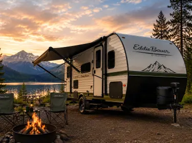 2025 Heartland RVs Eddie Bauer Travel trailer rental in Gravette, AR