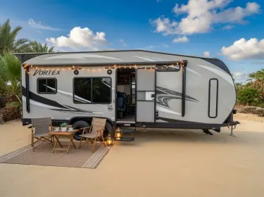 2019 Genesis Supreme Rv Vortex Toy hauler rental in Blythe, CA