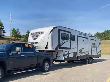 2021 Forest River Sabre Fifth-wheel rental in Charlevoix, MI