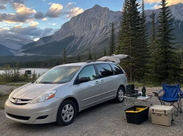 2008 Toyota Sienna Camper van rental in Calgary, AB