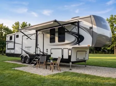 2022 Forest River Sandpiper Fifth-wheel rental in Willis, TX
