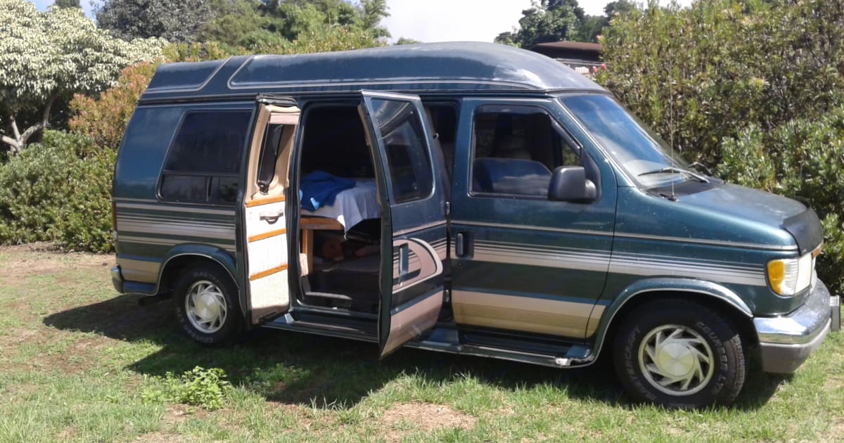 Ford E150 Ford Van Rv Conversion 1995 Ford E150 Chariot Hi-Top - Main Image