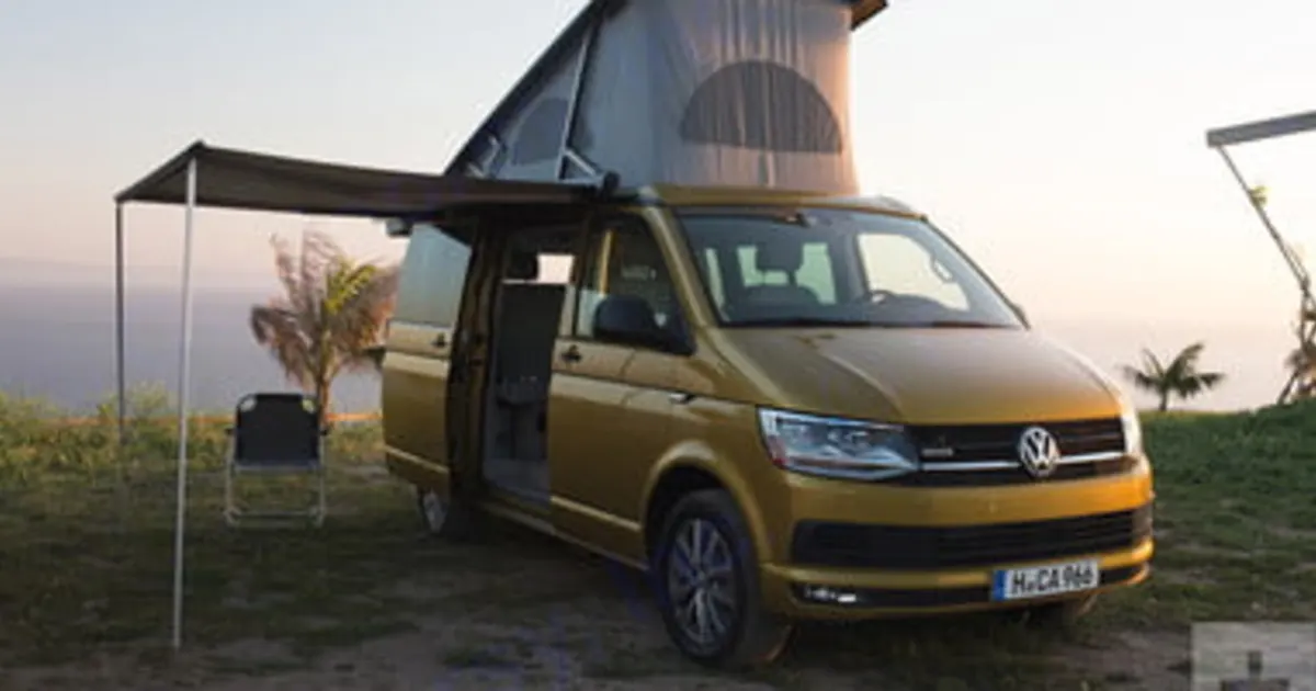 2019 Volkswagen California Ocean T6 Camper van Rental in Stirling