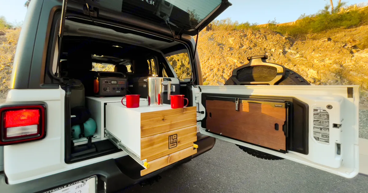 2021 Jeep Wrangler JL 4-Door Truck Camper Rental in Tempe, AZ