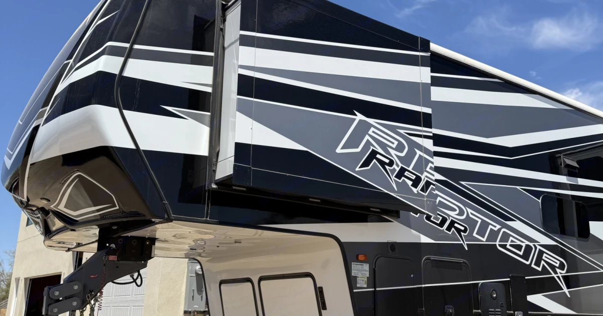 Rvc Riverside Raptor 2021 Keystone RV Raptor Toy Hauler Fifth-wheel in Riverside, CA | Outdoorsy