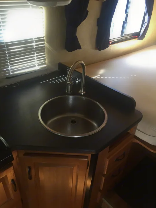 Inside an RV. Ford Majestic 23A 2012
