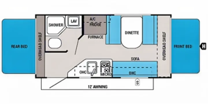 Jayco Jayfeather Ultra-Lite 16 XRB Camper #32 2014