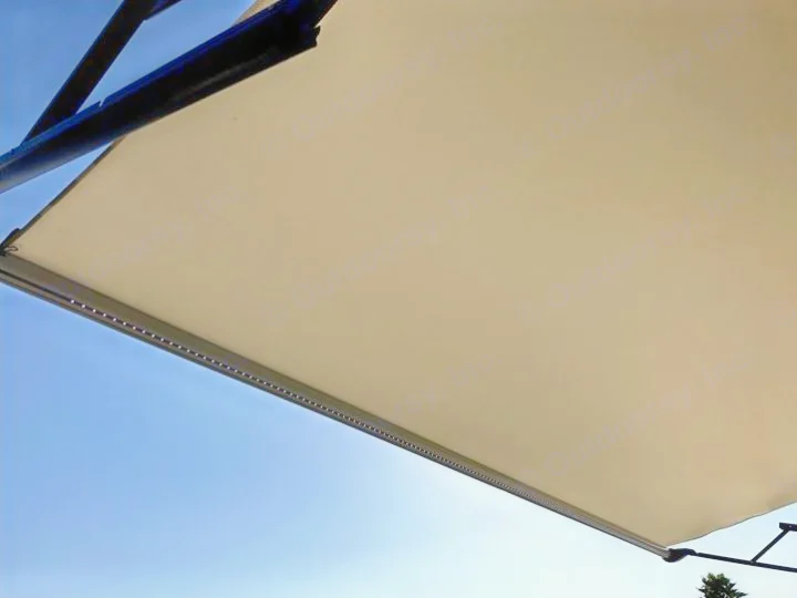 This RV rental features a roll-out awning with integrated LED lights, perfect for outdoor shade and illumination.. THOR A.C.E 30.2 2015