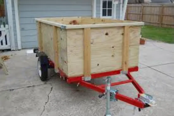 Stock Photo - Not Actual Unit. Haulmaster 4' x 8' Super Duty Utility Trailer 2017