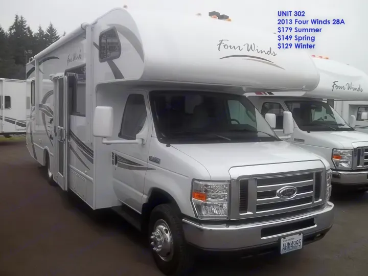 Passenger's side. Thor Motor Coach Four Winds 2015