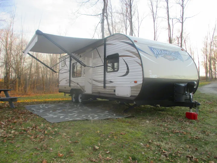 Welcome to your campsite!. Forest River Wildwood X-Lite 2017