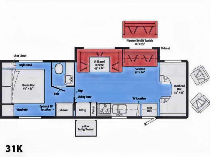 Floorpan. Winnebago Minnie Winnie 31K 2014