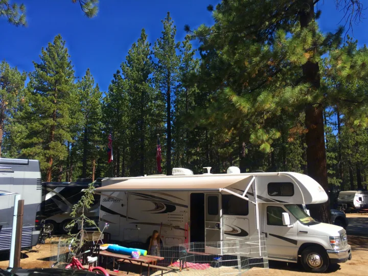 Personal Lake Tahoe Trip. Forest River Sunseeker 2015