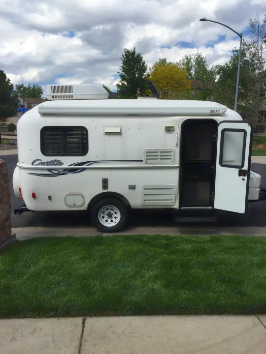 17 foot trailer with awning and air conditioner, fantastic fan roof vent. Casita 17' Spirit Deluxe 2008